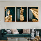 Toile - Gold Pineapple